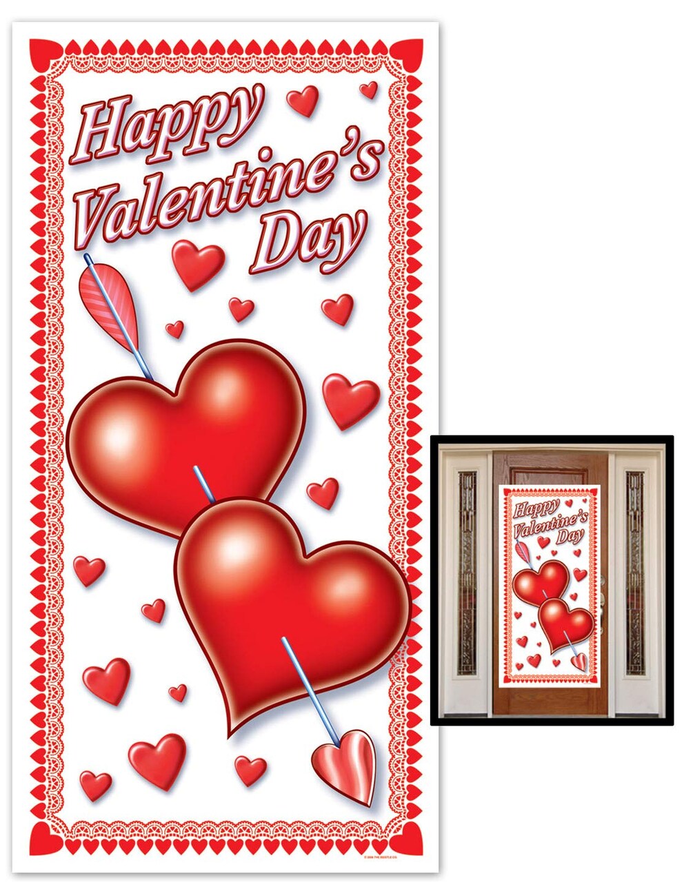 Happy Valentine&#x27;s Day Door Cover (Pack of 12)